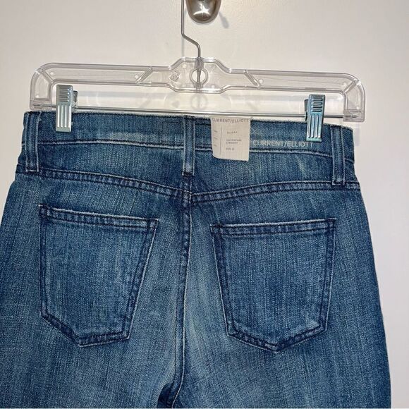 NWT Current/Elliott a the Vintage Straigth Jeans size 25 - Picture 6 of 12